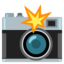 camera with flash Noto Emoji