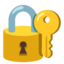 locked with key Noto Emoji