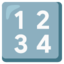 input numbers Noto Emoji