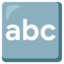 input latin letters Noto Emoji