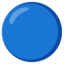 blue circle Noto Emoji