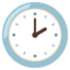 two o’clock Noto Emoji