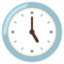 five o’clock Noto Emoji