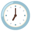 seven o’clock Noto Emoji