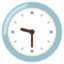 nine-thirty Noto Emoji
