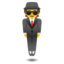 person in suit levitating Noto Emoji