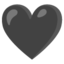 black heart Noto Emoji