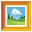 framed picture Noto Emoji