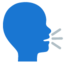speaking head Noto Emoji