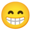 beaming face with smiling eyes Noto Emoji