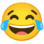 face with tears of joy Noto Emoji