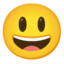 grinning face with big eyes Noto Emoji