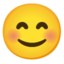 smiling face with smiling eyes Noto Emoji