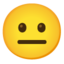 neutral face Noto Emoji