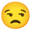 unamused face Noto Emoji