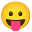 face with tongue Noto Emoji