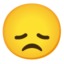 disappointed face Noto Emoji