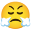 face with steam from nose Noto Emoji