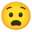 anguished face Noto Emoji
