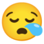 sleepy face Noto Emoji
