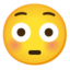 flushed face Noto Emoji