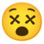 face with crossed-out eyes Noto Emoji