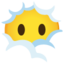 face in clouds Noto Emoji