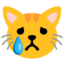 crying cat Noto Emoji