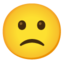 slightly frowning face Noto Emoji