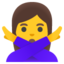 woman gesturing NO Noto Emoji