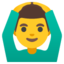 man gesturing OK Noto Emoji