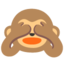 see-no-evil monkey Noto Emoji