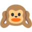 hear-no-evil monkey Noto Emoji