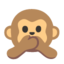 speak-no-evil monkey Noto Emoji