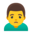 man frowning Noto Emoji