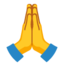 folded hands Noto Emoji