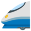 high-speed train Noto Emoji