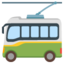trolleybus Noto Emoji