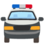 oncoming police car Noto Emoji