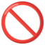 prohibited Noto Emoji