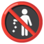 no littering Noto Emoji