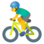man biking Noto Emoji