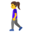 woman walking Noto Emoji
