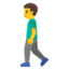 man walking Noto Emoji