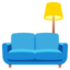 couch and lamp Noto Emoji