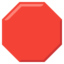 stop sign Noto Emoji