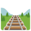 railway track Noto Emoji