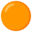 orange circle Noto Emoji