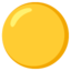 yellow circle Noto Emoji