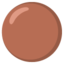 brown circle Noto Emoji